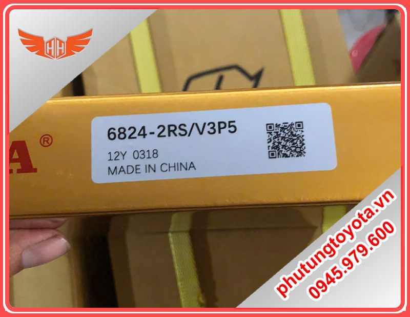 Vòng bi AGA - Bạc đạn cầu rãnh sâu mỏng mã 6824-2RS/V3P5
