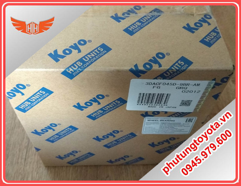 Bạc đạn bánh trước KOYO 3DACF045D-9BR-AM Mazda CX5 2.0, 2.5 2013>/Mazda6 2.0, 2.5 2012>