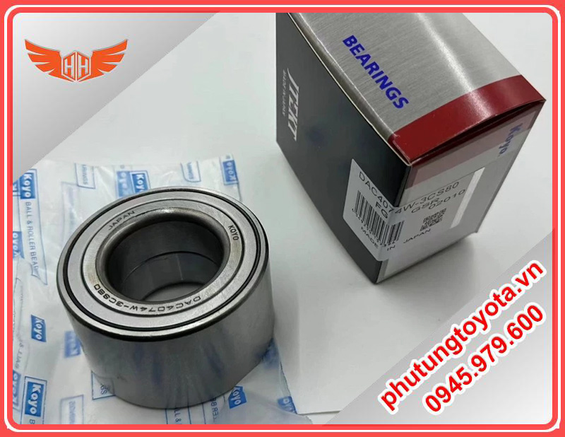 Bạc đạn bánh trước KOYO DAC4074W-3CS80 xe Toyota Corolla 2001-2004 , Toyota Altis 2008-2020
