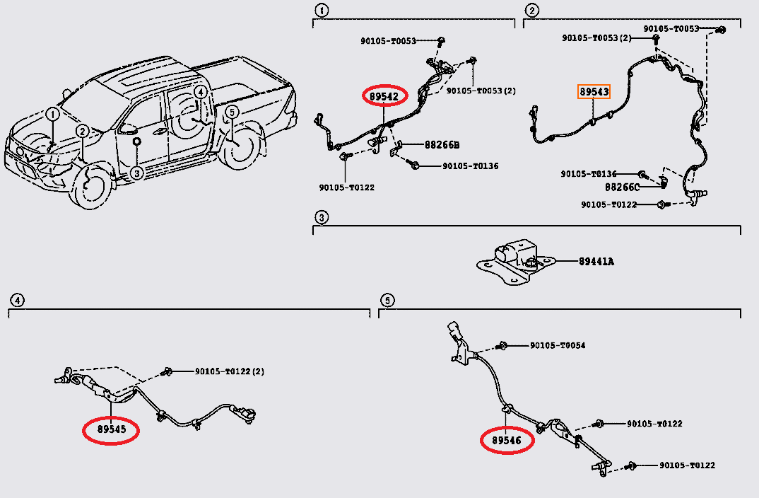 Cảm biến ABS Hilux 2017