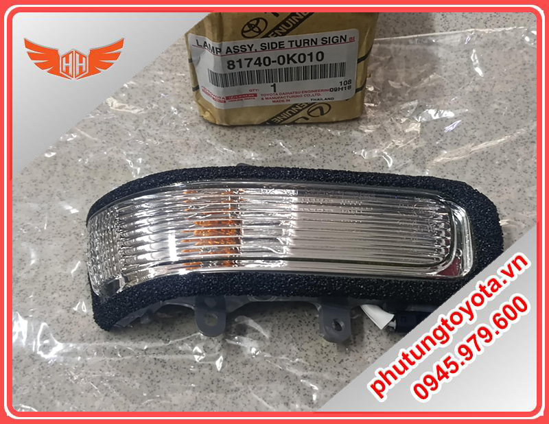 Đèn xi nhan gương Toyota Innova-Fortuner 2012-2016