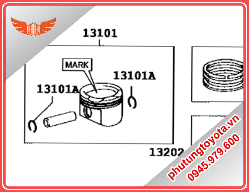 Piston toyota altis giá tốt