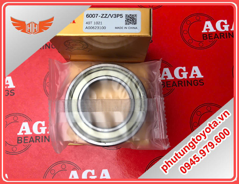 Vòng bi AGA - Bạc đạn cầu rãnh sâu mã 6007-ZZ/V3P5