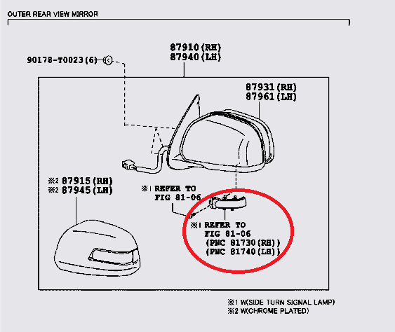 Xi nhan gương chiếu hậu Hilux 2015